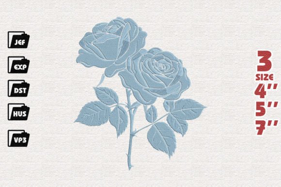 Beautiful Flowers Embroidery