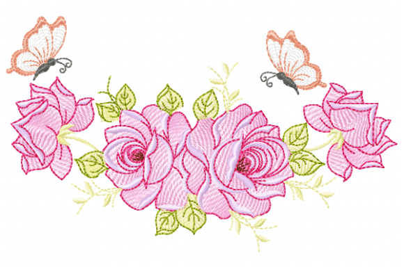 Butterflies Rose