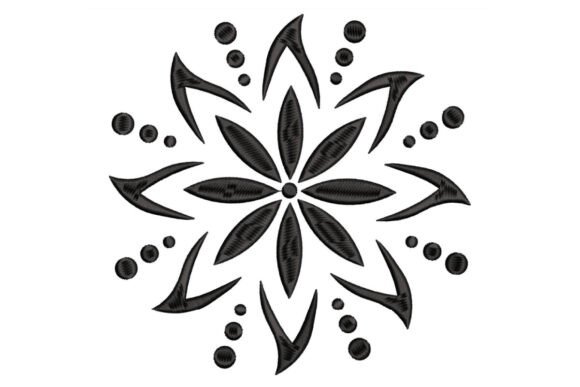 Flower Pattern Mandala Art