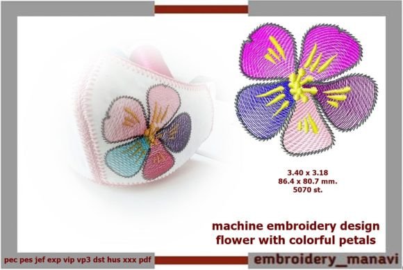 Flower with Colorful Petals