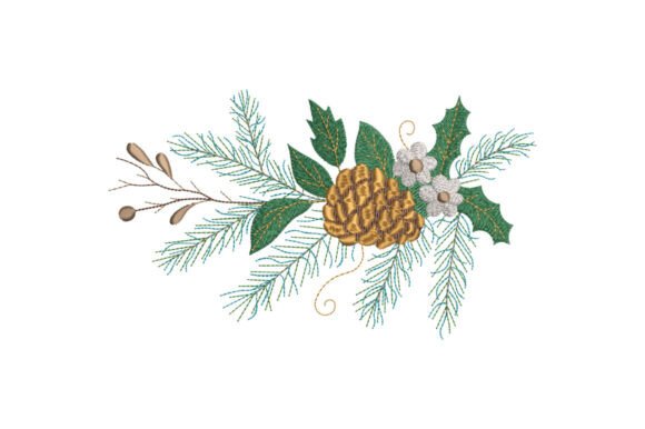 Gilded Fir Cone