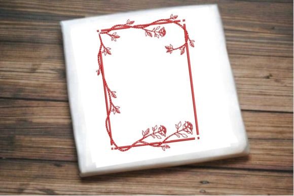 Roses Adorned Decorative Frame